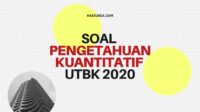 Soal Pengetahuan Kuantitatif UTBK 2020