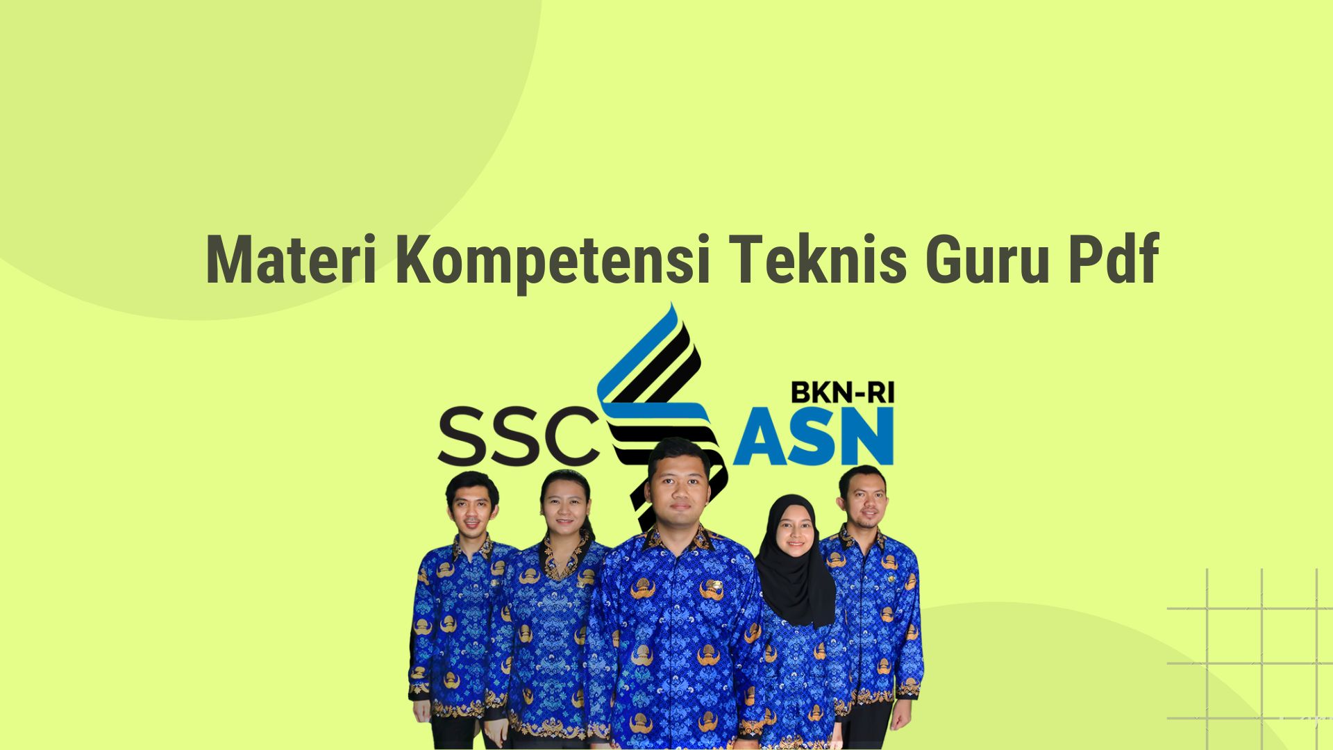 Materi Kompetensi Teknis Guru Pdf