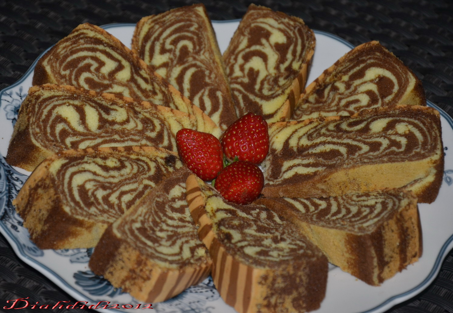 resep bolu zebra